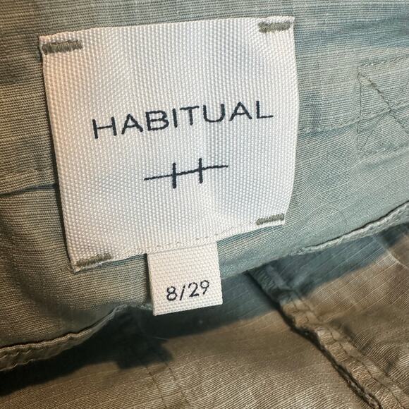 Habitual Riptstop Buckle Pant Green 8/29 - Picture 2 of 9